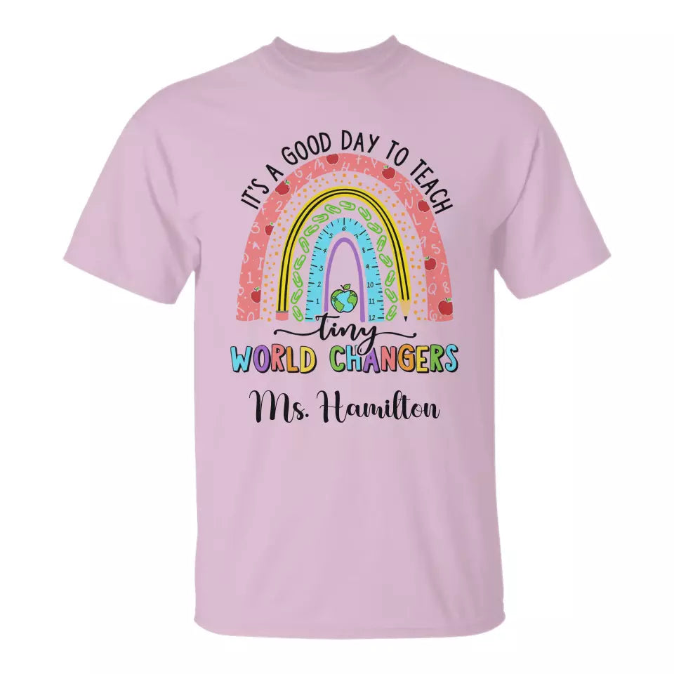 It's a good day to teach tiny world changers