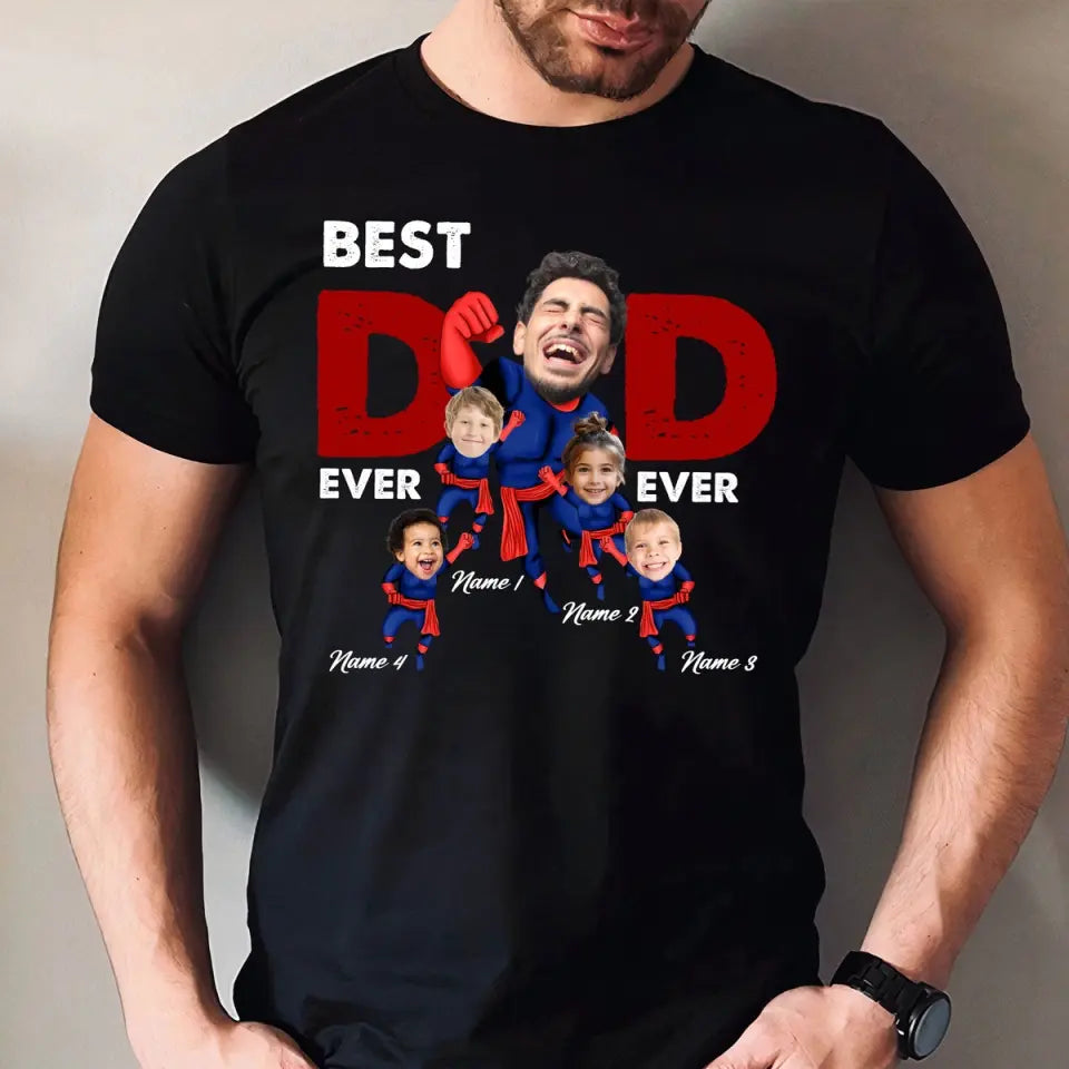 Personalized Super Dad Shirt