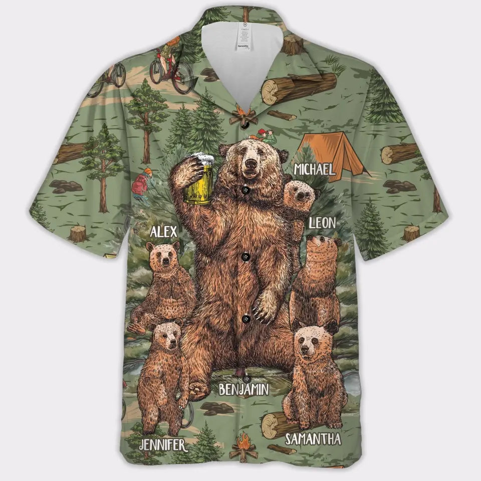 Personalized Papa Bear Shirt, Father's Day Gift