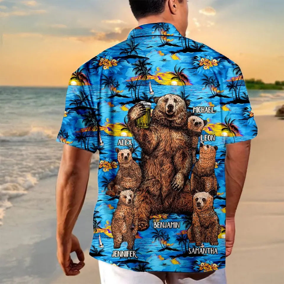 Personalized Papa Bear Shirt, Father's Day Gift