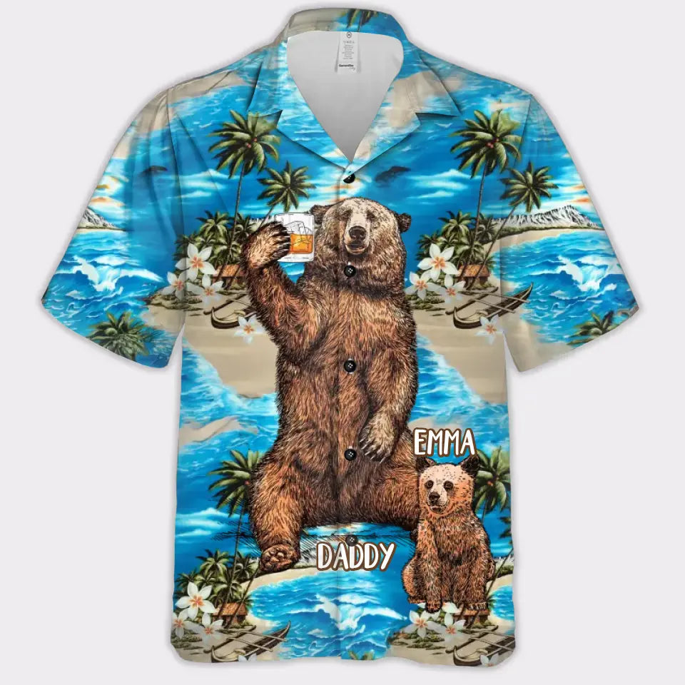 Personalized Papa Bear Shirt, Father's Day Gift