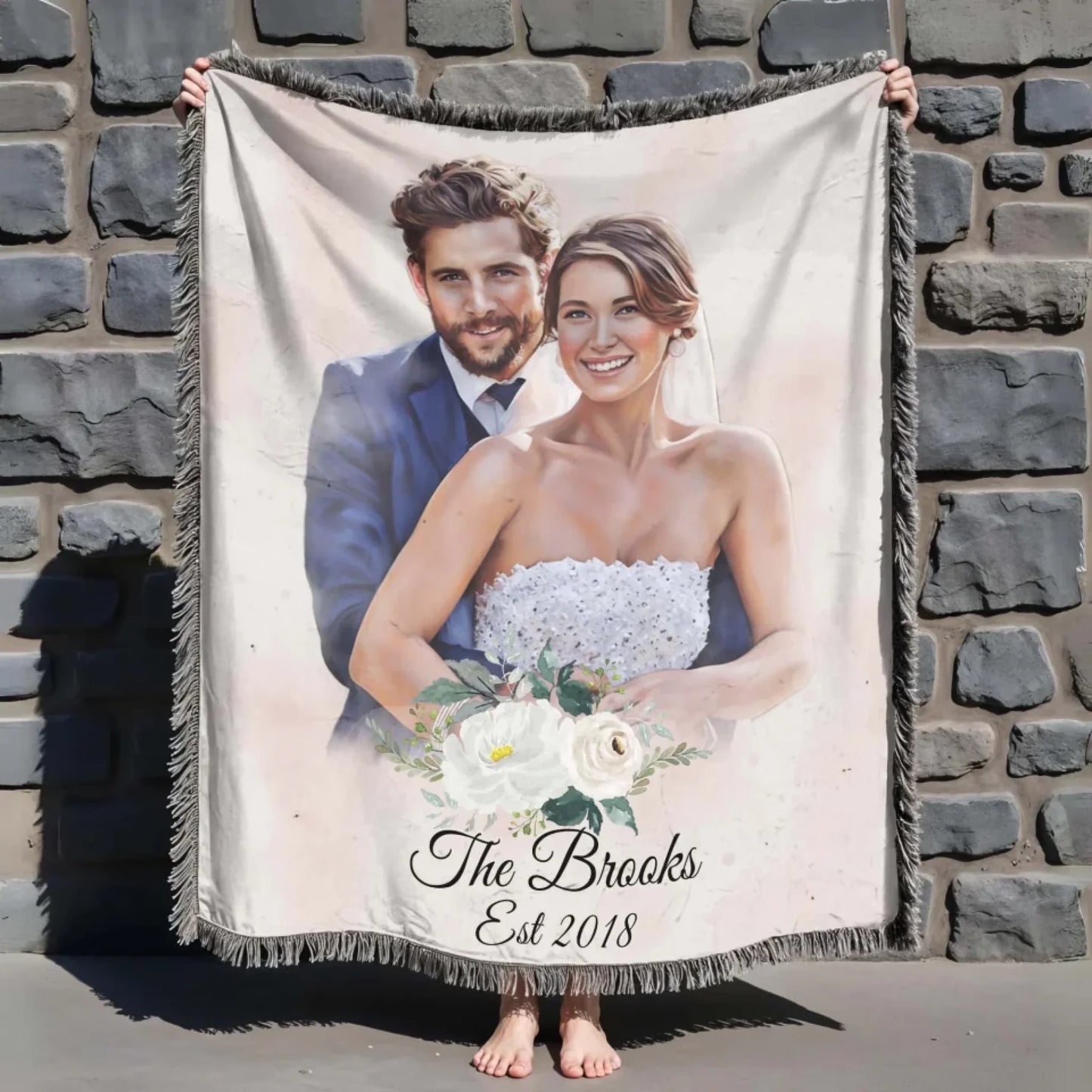 Couple Woven Blanket2 mk